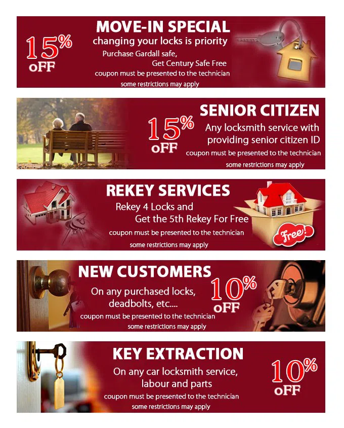 Weymouth Locksmith, Weymouth, MA 781-519-6622 - coupon21-set-five